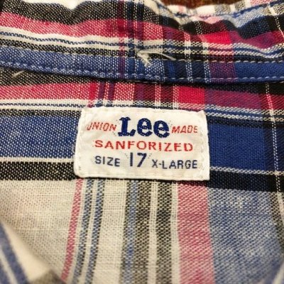画像4: LEE (リー) 半袖ボタンダウンシャツ １９７５６