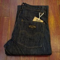 ウエストライド　リラックスパッドパンツ　ブルーデニム