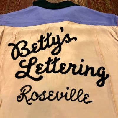 画像2: スタイルアイズ　ボーリングシャツ “BETTY'S LETTERING”　ＳＥ３８８３５