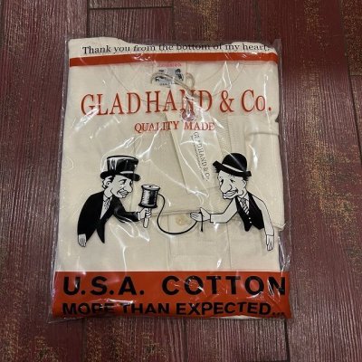 画像2: GLADHAND(グラッドハンド)　スタンダードヘンリーポケット L/S Tシャツ(1pack)　GLADHAND-26