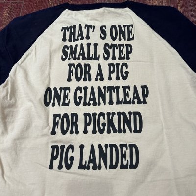 画像4: ステュディオ・ダ・ルチザン　七分袖 プリントラグランTシャツ　８１３８Ｂ