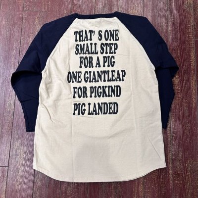 画像3: ステュディオ・ダ・ルチザン　七分袖 プリントラグランTシャツ　８１３８Ｂ