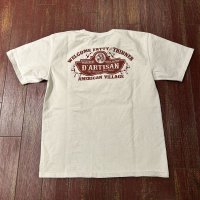 ステュディオ・ダ・ルチザン　吊り編みプリントＴシャツ　８１４１Ｂ