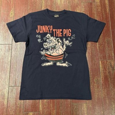 画像3: JUNKY THE PIG（ジャンキー ザ ピッグ）　プリントTシャツ　JTー1