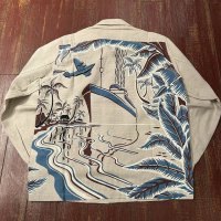 BY GLADHAND（バイ グラッドハンド）　トロピカル　L/S バックパネルシャツ　BYGH５１１２