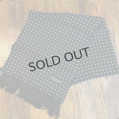 画像1: WEARMASTERS（ウエアマスターズ） スカーフ　ブラックドット　WS００２