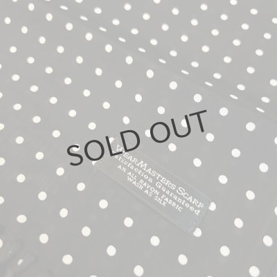 画像2: WEARMASTERS（ウエアマスターズ） スカーフ　ブラックドット　WS００２