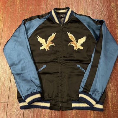 画像5: 港商 スペシャルエディション 60周年記念スカジャン “TIGER & DRAGON” (BROCADE) × “EAGLE” TT15717