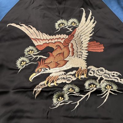 画像9: 港商 スペシャルエディション 60周年記念スカジャン “TIGER & DRAGON” (BROCADE) × “EAGLE” TT15717