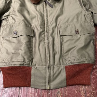 画像4: バズリクソンズ　フライトジャケット　Bー１０ レッドリブ　ＢＲ１５７４５