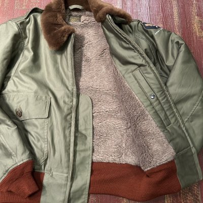 画像5: バズリクソンズ　フライトジャケット　Bー１０ レッドリブ　ＢＲ１５７４５