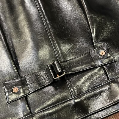 画像9: バズリクソンズ　ウイリアム・ギブソン コレクション　ブラックレザーブラウス　ＢＲ８０６６５