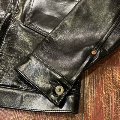 画像6: バズリクソンズ　ウイリアム・ギブソン コレクション　ブラックレザーブラウス　ＢＲ８０６６５