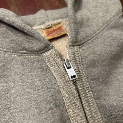 画像3: デラックスウエア　フルジップパーカー　杢グレー×ベージュ　ＳＰＺ－００ 