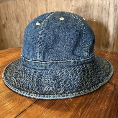 画像4: ウエストライド　デニムアーミーハット ユーズド加工
