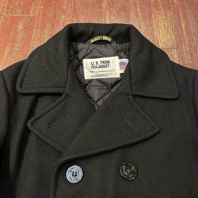 画像3: ショット　Pコート　24オンス　キルティングライナー　７４０US