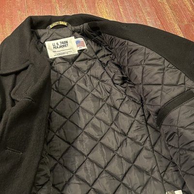 画像4: ショット　Pコート　24オンス　キルティングライナー　７４０US