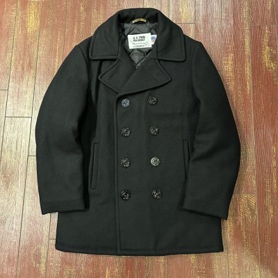 画像1: ショット　Pコート　24オンス　キルティングライナー　７４０US