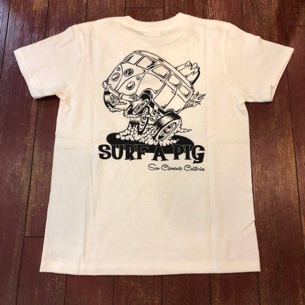 画像1: SURF A PIG（サーフ ア ピッグ）　プリントTシャツ　ST－１６ (1)