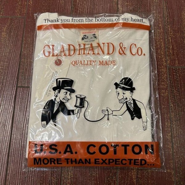 画像1: GLADHAND(グラッドハンド)　スタンダードポケットTシャツ(1pack)　GLADHAND-20 (1)