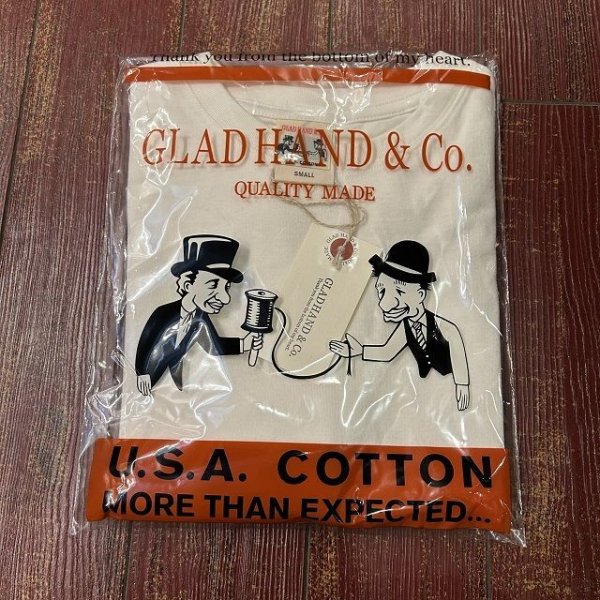 画像1: GLADHAND(グラッドハンド)　スタンダードTシャツ(1pack)　GLADHAND-01 (1)