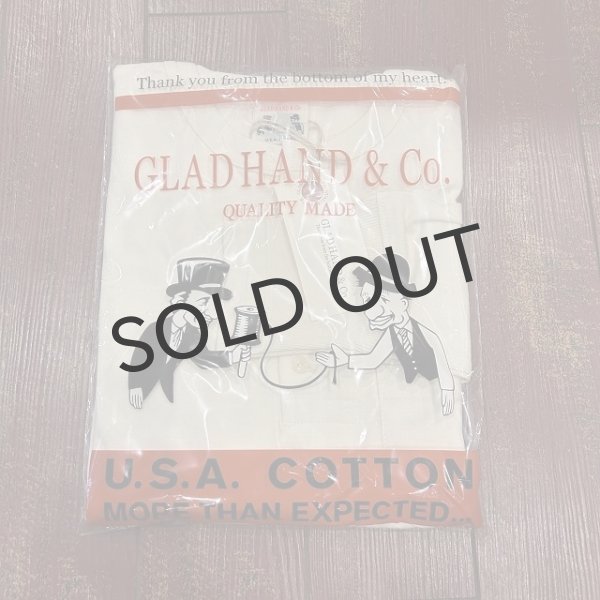画像1: GLADHAND(グラッドハンド)　スタンダードヘンリーポケット L/S Tシャツ(1pack)　GLADHAND-26 (1)