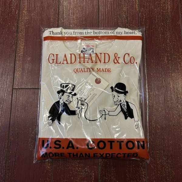画像1: GLADHAND(グラッドハンド)　スタンダードポケット L/S Tシャツ(1pack)　GLADHAND-25 (1)