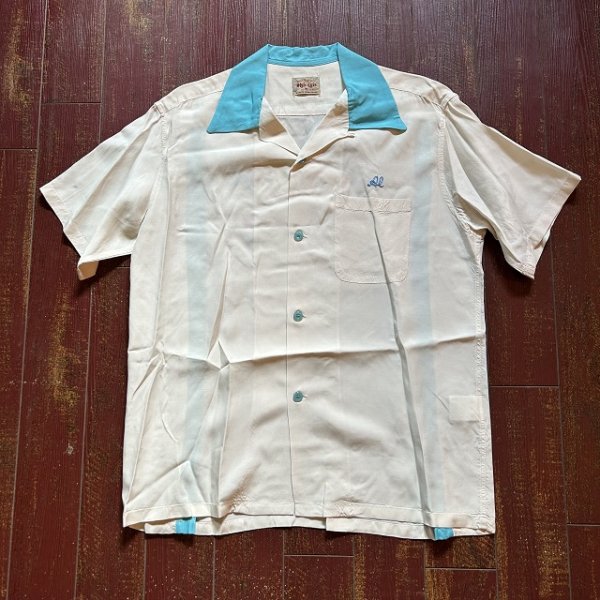 画像1: スタイルアイズ　カスタムボウリングシャツ “JAX BEER”　SE３９４５８ (1)