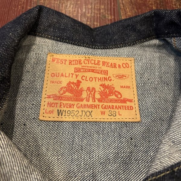 画像7: ウエストライド　デニムジャケット　１ＳＴモデル　W１９５２JXX (7)
