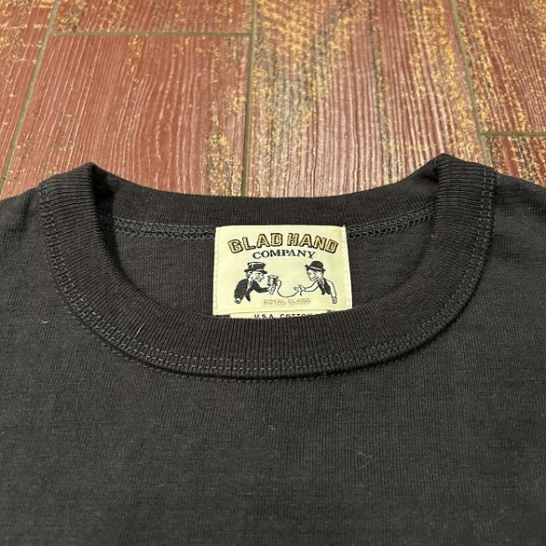 画像5: GLADHAND(グラッドハンド)　ロイヤル  クルーネック L/S Tシャツ　R-05 (5)