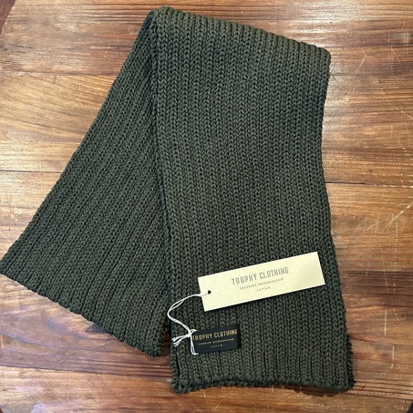 画像5: トロフィークロージング　ローゲージニットマフラー　TR２５AW－８０１ (5)