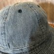 画像3: ウエストライド　デニムアーミーハット ユーズド加工 (3)
