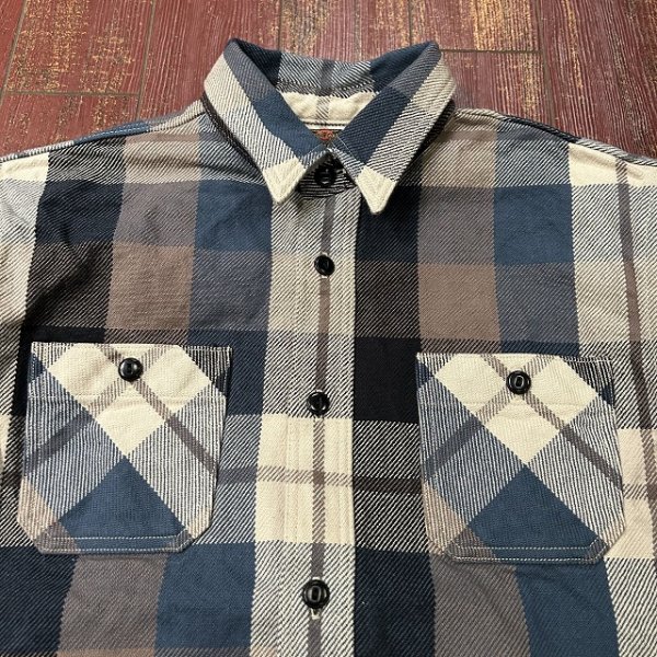 画像3: デラックスウエア　ヘビーネルシャツ　ＨＶ－５７ (3)