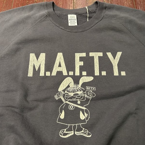 画像4: ウエアハウス　プリントスウェット　４６１ーM.A.F.T.Y. (4)