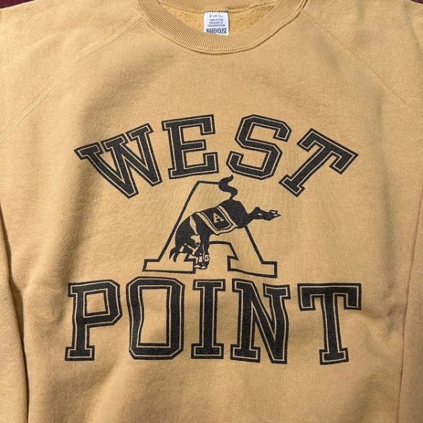 画像2: ウエアハウス　プリントスウェット　４６１ーWEST　POINT (2)