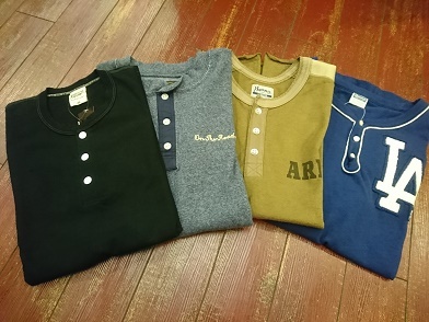 ヘンリーネックTシャツ！