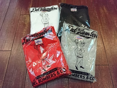 DelBombers&Co.の２パックTシャツが入荷しました！