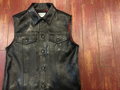 ウエストライドレザーベスト WESTRIDE DEAN 34VEST - ベスト